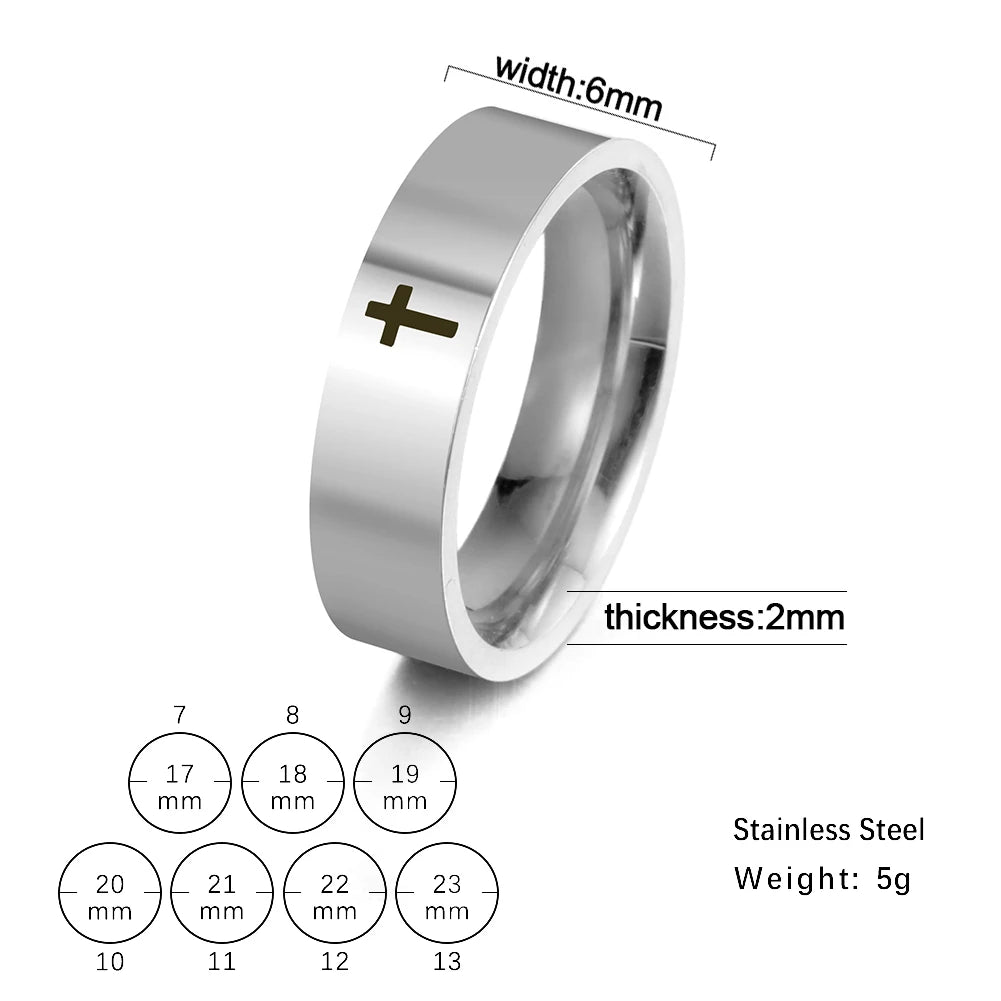 Skyrim Stainless Steel Ring for Men Women Couple Casual Finger Rings Fashion Simple Jewelry Engagement Anniversary Gift 2024 New