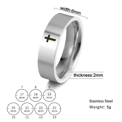 Skyrim Stainless Steel Ring for Men Women Couple Casual Finger Rings Fashion Simple Jewelry Engagement Anniversary Gift 2024 New