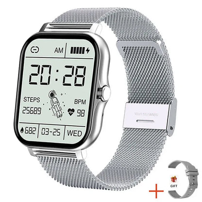 2024 Smart Watch For Men Women Gift 1.69' Full Touch Screen Sports Fitness Watches Bluetooth Calls Digital Smartwatch Wristwatch