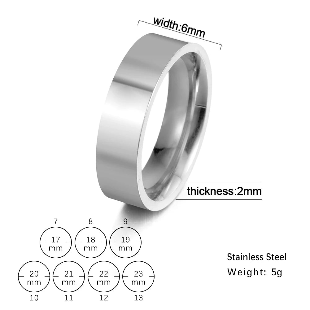 Skyrim Stainless Steel Ring for Men Women Couple Casual Finger Rings Fashion Simple Jewelry Engagement Anniversary Gift 2024 New