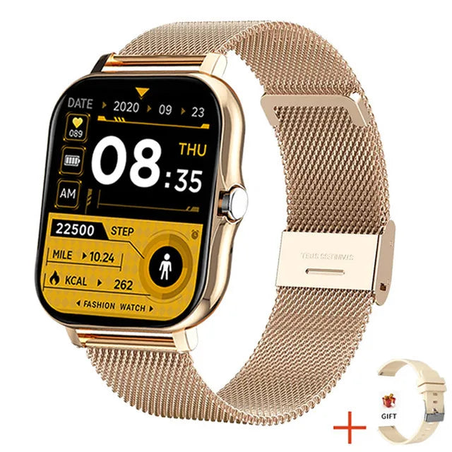 2024 Smart Watch For Men Women Gift 1.69' Full Touch Screen Sports Fitness Watches Bluetooth Calls Digital Smartwatch Wristwatch