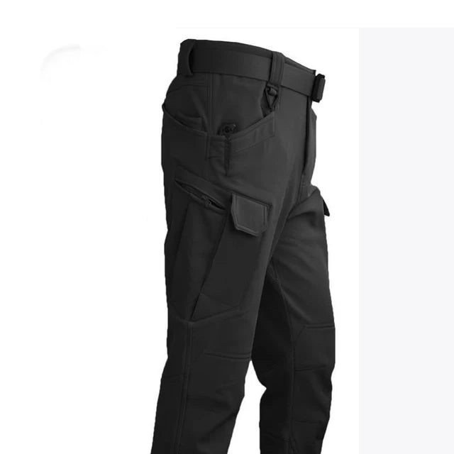 Men Winter Waterproof Climbing SkiingTrekking Fleece Fishing Tactical Sharkskin Cargo Pants Jackets Camping Hiking Trousers