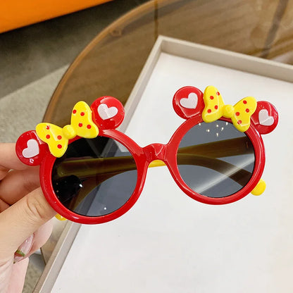 New Children Cute Cartoon UV400 Sunglasses Boys Girls Colors Outdoor Kids Sun Protection Sunglasses Baby Sport Shades Glasses