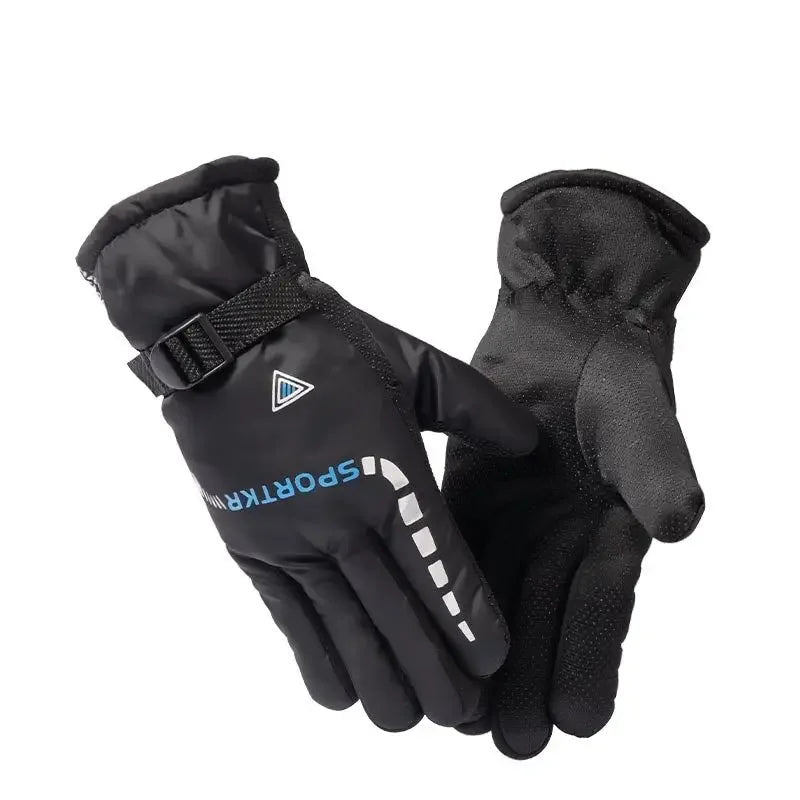 Outdoor Winter Warm Thermal Cycling Gloves Waterproof Antislip Sports Ski Cycling Motocycle Warm Gloves Unisex Moto Accessories