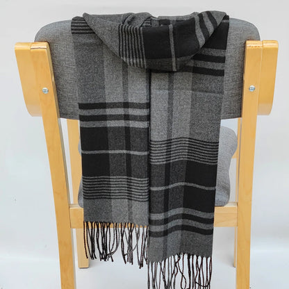 180*35cm Luxury Brand fashion classic lattice men soft scarf cashmere plaid scarves shawl UNISE wraps pashmina headband muffler