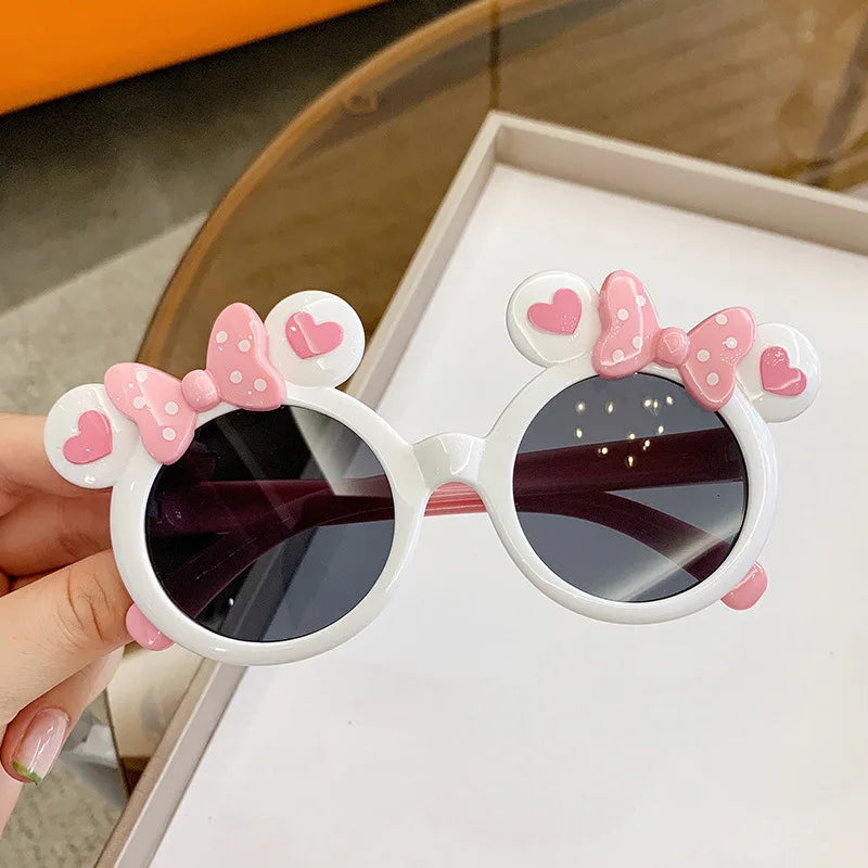 New Children Cute Cartoon UV400 Sunglasses Boys Girls Colors Outdoor Kids Sun Protection Sunglasses Baby Sport Shades Glasses