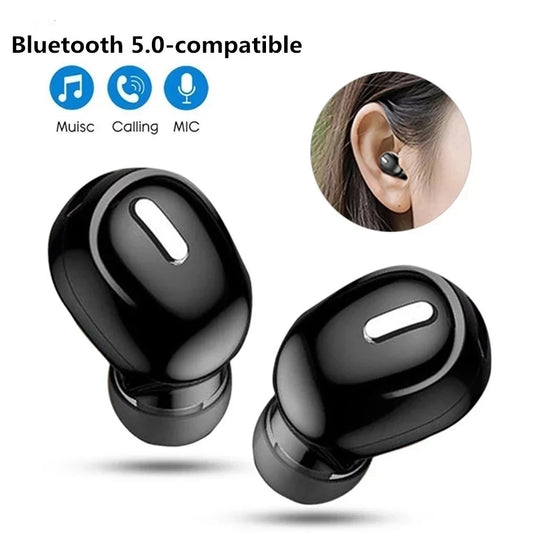 X9 Wireless Headphones Bluetooth 5.0 Earphones With Mic Single in-Ear Sports Waterproof TWS Earbuds Bluetooth Handsfree Headset