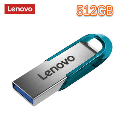 Lenovo Usb Flash Drive 2TB 1TB USB 3.0 Waterproof High Speed USB Stick Portable 128GB SSD 512GB Metal Pendrive U Disk Memories