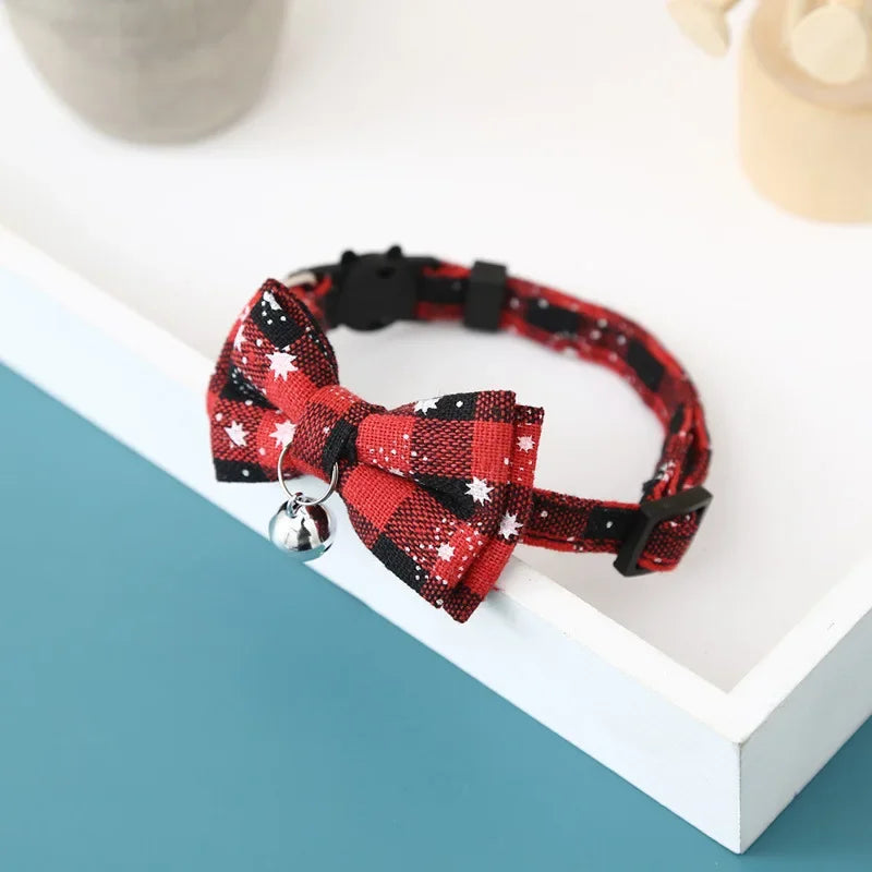 New Year Christmas Decorations Christmas Miniature Dogs Cat Bell Collars Merry Christmas Natal Noel Gifts 2023 Navidad Xmas