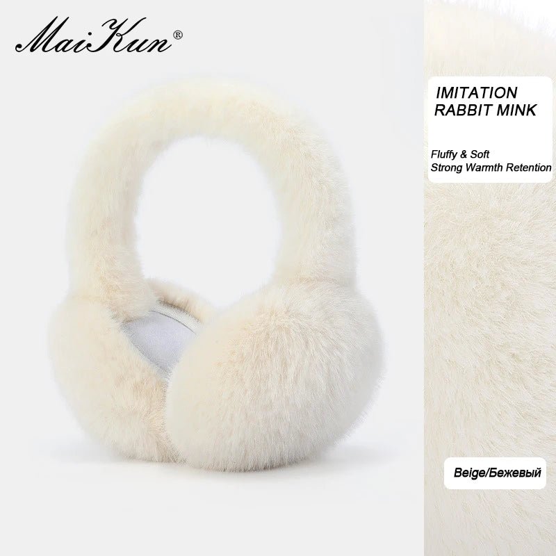 Maikun's New Thermal Earmuffs All-Match Autumn&Winter Cycling Thickened Ear Bags Imitation Rabbit Marten Ear Muffs