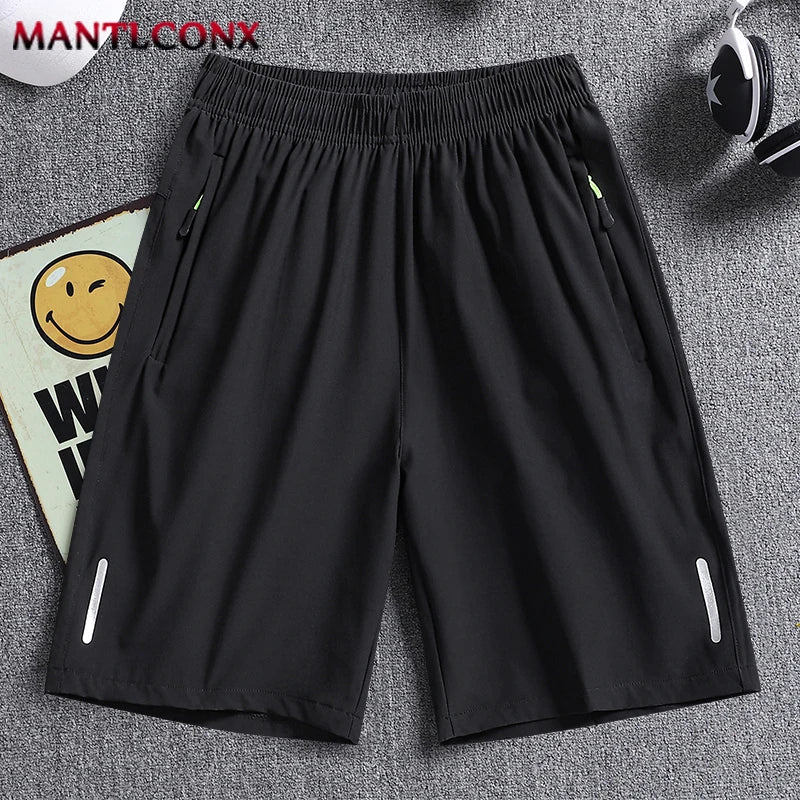 New Summer Gym Fitness Shorts Men Sports Training Running Jogging Casual Men's Shorts Quick Dry Elastic Workout Short Pants Man