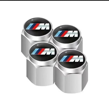 4Pcs Car Wheel Tire Styling Tire Valve Air Nut Cover Car Logo Accessories For BMW E46 E52 E53 E60 E90 E91 F30 F20 F10 F15 M3 M5