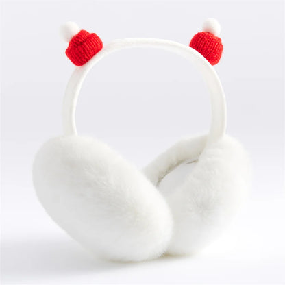 Anjj High Quality Earmuffs Faux Rabbit Fur Hang Ear Cover Warm Winter Ear Muffs Fur Earmuffs Unisex Adult Ear Warmer Fold