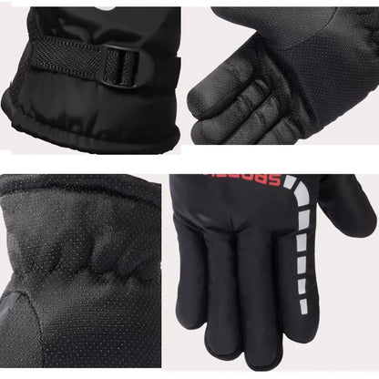 Outdoor Winter Warm Thermal Cycling Gloves Waterproof Antislip Sports Ski Cycling Motocycle Warm Gloves Unisex Moto Accessories