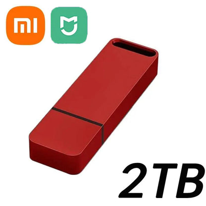 Xiaomi Mijia 16TB Flash Drive OTG USB3.2 High Speed Transfer Pen Drive Key 8TB 4TB Portable Metal Memory Drive Waterproof