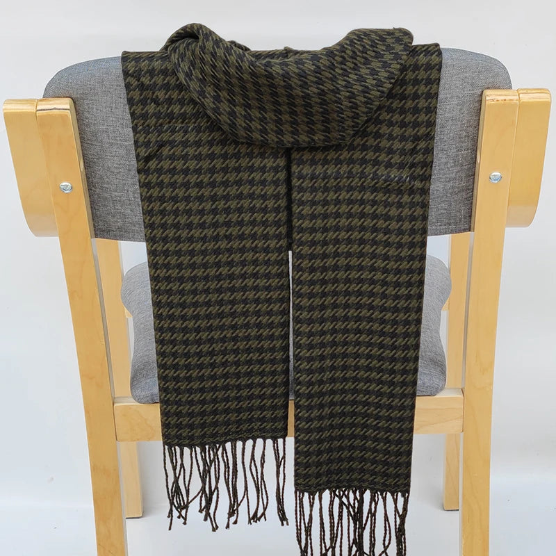 180*35cm Luxury Brand fashion classic lattice men soft scarf cashmere plaid scarves shawl UNISE wraps pashmina headband muffler