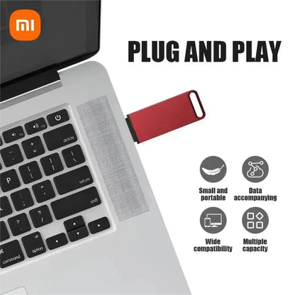 Xiaomi Mijia 16TB Flash Drive OTG USB3.2 High Speed Transfer Pen Drive Key 8TB 4TB Portable Metal Memory Drive Waterproof