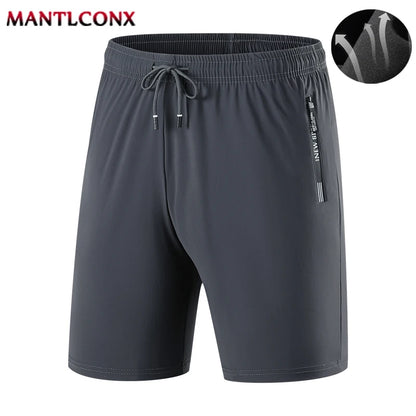 New Summer Gym Fitness Shorts Men Sports Training Running Jogging Casual Men's Shorts Quick Dry Elastic Workout Short Pants Man