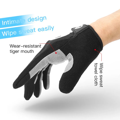 MTB Bike Sports Cycling Gloves Full Finger Men Women Running Fitness Gym Spring Summer Riding Motorcycle Hiking Gloves