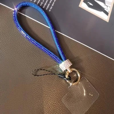 For Cell phone lanyard pendant phone strap Keychain on the phone Wrist chain luxury rhinestone pendant chain diamond bracelet