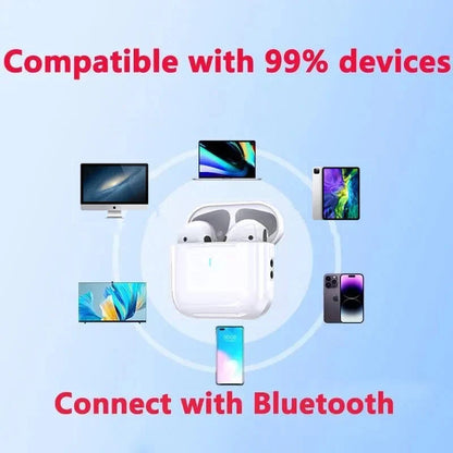 AP05 Bluetooth 5.3 Wireless Earphones Waterproof Earbuds TWS Gaming Headset 9D Stereo Sound Headset With Mic Headphones