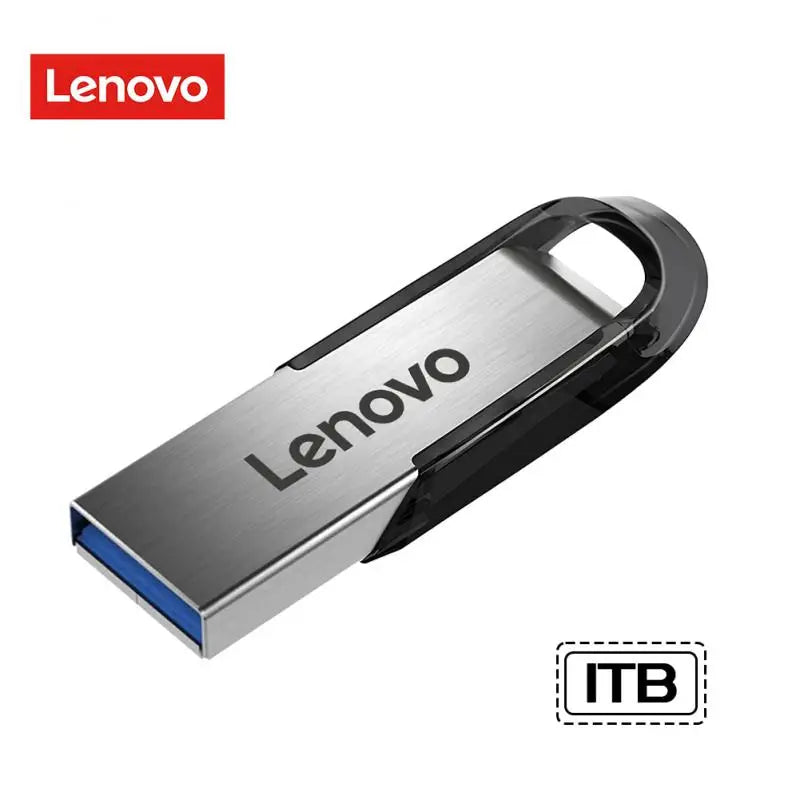 Lenovo Usb Flash Drive 2TB 1TB USB 3.0 Waterproof High Speed USB Stick Portable 128GB SSD 512GB Metal Pendrive U Disk Memories