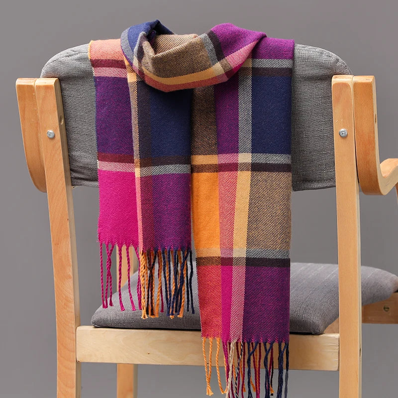 180*35cm Luxury Brand fashion classic lattice men soft scarf cashmere plaid scarves shawl UNISE wraps pashmina headband muffler