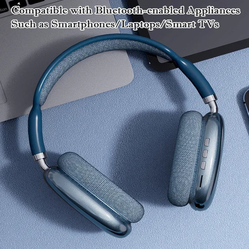 P9 Headphone Gaming Headset with Mic Gaming Headphones Stereo Wireless Headset Bluetooth Earphones for Laptop Apple iPhone