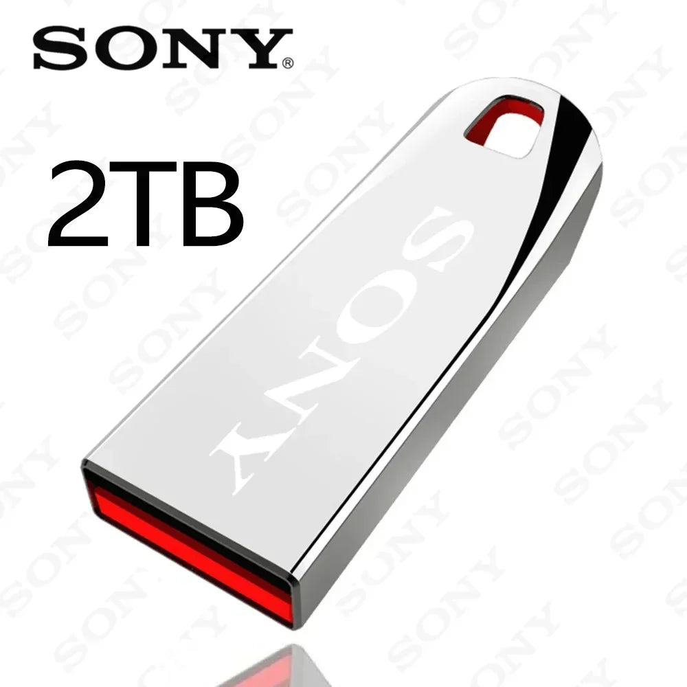 SONY Original 2TB USB 3.0 Flash Drives High Speed Metal Pendrive 1TB 2GB Portable Usb Drive Waterproof Memoria Usb Flash Disk