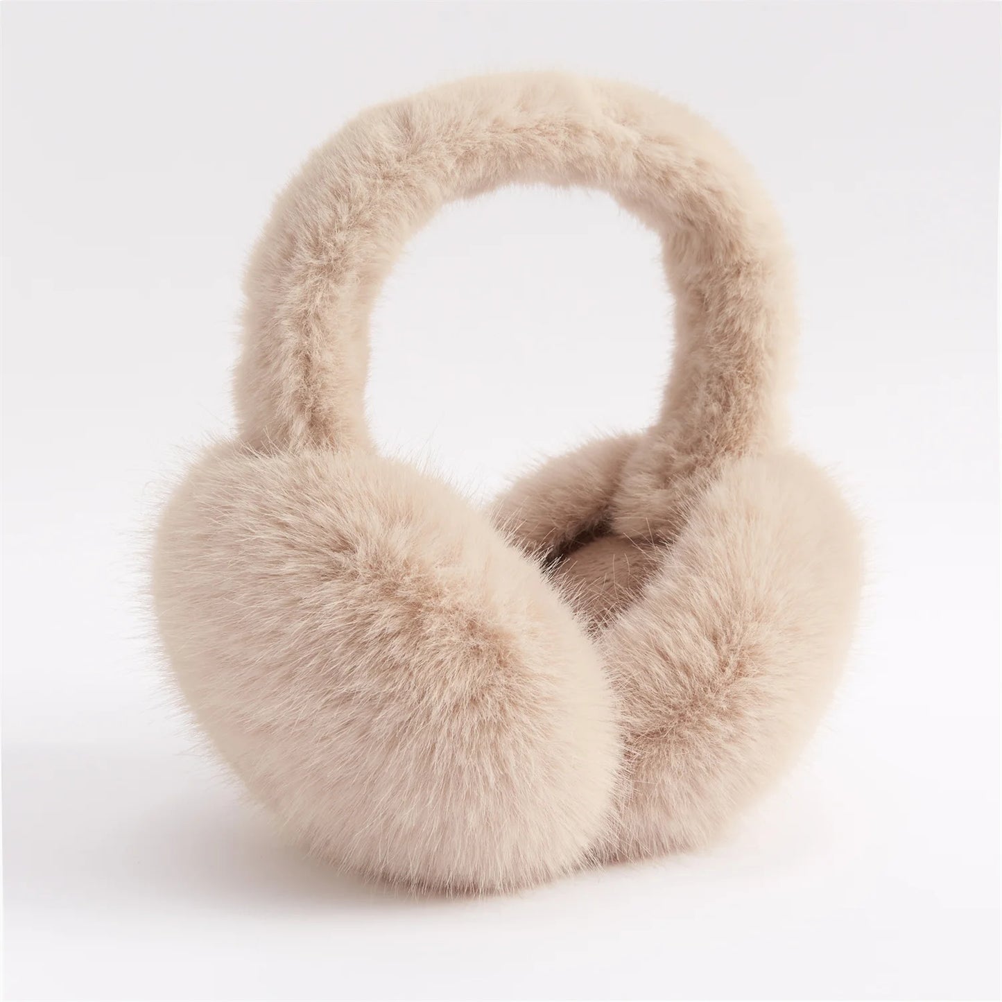 Anjj High Quality Earmuffs Faux Rabbit Fur Hang Ear Cover Warm Winter Ear Muffs Fur Earmuffs Unisex Adult Ear Warmer Fold