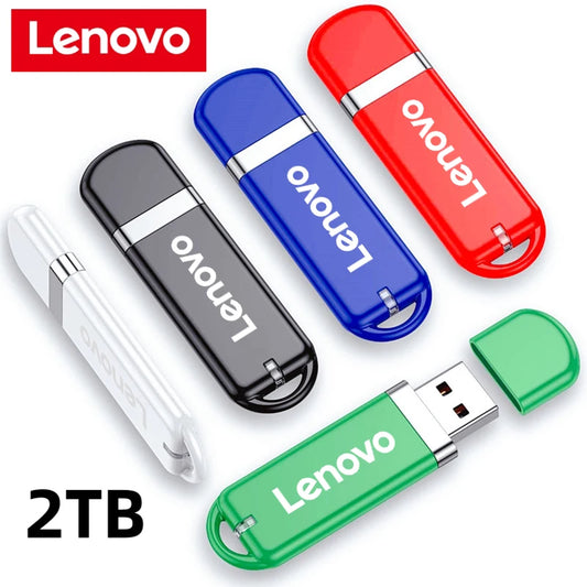 Lenovo 2TB USB Fast 3.0 Pen Drive USB Flash Drives Mini Pendrive 1TB 512GB Cle USB Memory Stick U Disk For TV PC Computer Gaming