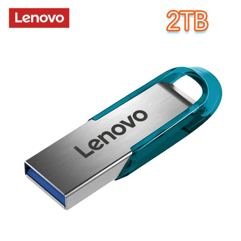 Lenovo Usb Flash Drive 2TB 1TB USB 3.0 Waterproof High Speed USB Stick Portable 128GB SSD 512GB Metal Pendrive U Disk Memories