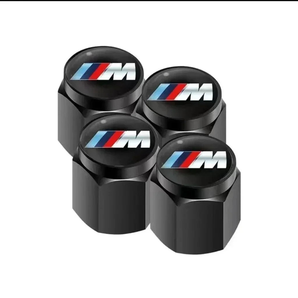 4Pcs Car Wheel Tire Styling Tire Valve Air Nut Cover Car Logo Accessories For BMW E46 E52 E53 E60 E90 E91 F30 F20 F10 F15 M3 M5