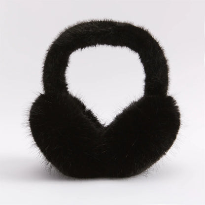 Anjj High Quality Earmuffs Faux Rabbit Fur Hang Ear Cover Warm Winter Ear Muffs Fur Earmuffs Unisex Adult Ear Warmer Fold