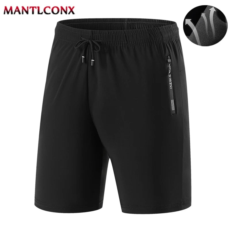 New Summer Gym Fitness Shorts Men Sports Training Running Jogging Casual Men's Shorts Quick Dry Elastic Workout Short Pants Man