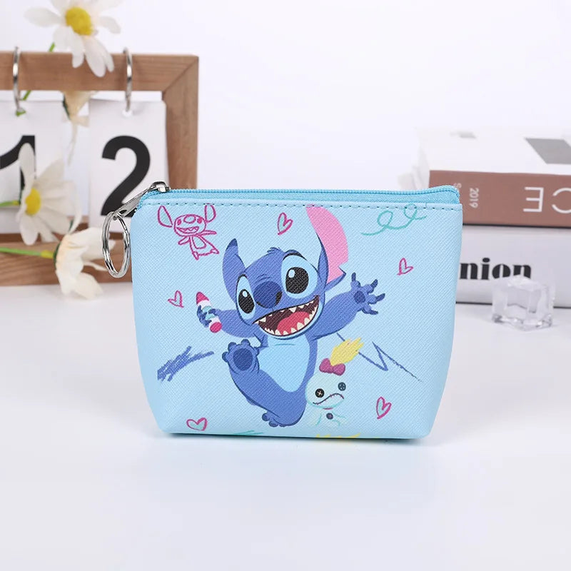 Kawaii New Disney Stitch Anime Cosmetic Bag Lilo & Stitch Cartoon Large Capacity Makeup Bag Girl Woman Portable Handbag Gifts