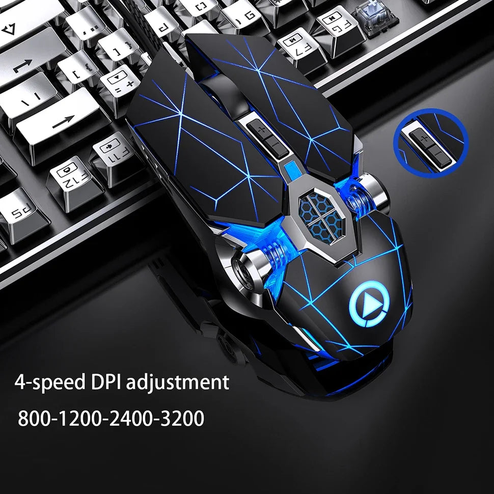 Professional USB Wired Gaming Mouse 6 Button 3200DPI LED Optical Computer Mouse Game Mice Silent Mouse Mause For PC laptop Gamer