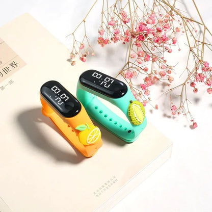 Children Sports Smart Watch Outdoor Silicone Bracelet Electronic Watch Kids Cartoon Bracelet Digital Watches Boys Girls Gift