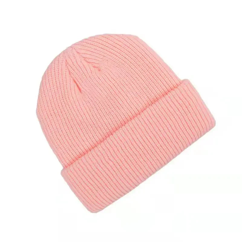 Fashion Hip Hop Beanie Knitted Hat Men Skullcap Women Winter Warm Brimless Baggy Melon Cap Cuff Docker Fisherman Beanies Hats