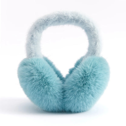 Anjj High Quality Earmuffs Faux Rabbit Fur Hang Ear Cover Warm Winter Ear Muffs Fur Earmuffs Unisex Adult Ear Warmer Fold