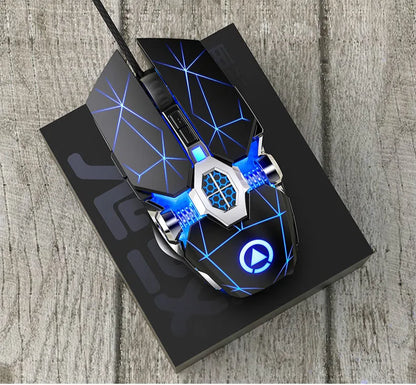 Professional USB Wired Gaming Mouse 6 Button 3200DPI LED Optical Computer Mouse Game Mice Silent Mouse Mause For PC laptop Gamer