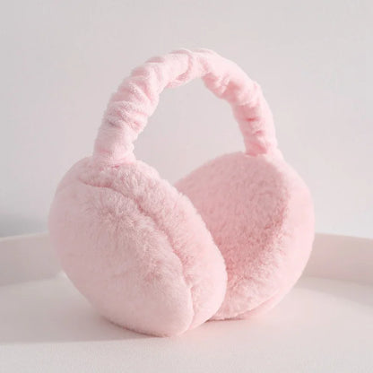 2022 New Soft Plush Ear Warmer Winter Warm Earmuffs for Women Fashion Solid Earflap Outdoor Cold Protection Ear-Muffs Ear Cover