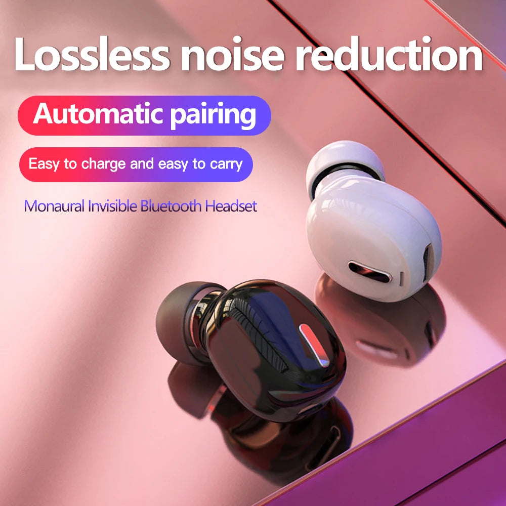 X9 Wireless Headphones Bluetooth 5.0 Earphones With Mic Single in-Ear Sports Waterproof TWS Earbuds Bluetooth Handsfree Headset