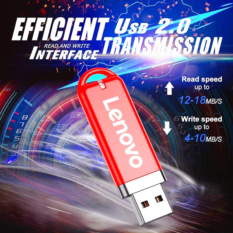 Lenovo 2TB USB Fast 3.0 Pen Drive USB Flash Drives Mini Pendrive 1TB 512GB Cle USB Memory Stick U Disk For TV PC Computer Gaming