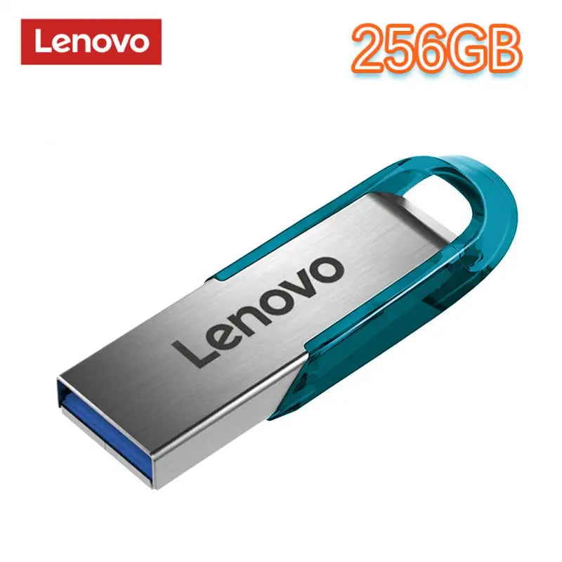 Lenovo Usb Flash Drive 2TB 1TB USB 3.0 Waterproof High Speed USB Stick Portable 128GB SSD 512GB Metal Pendrive U Disk Memories