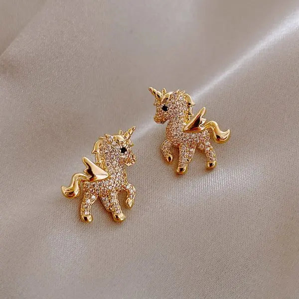 Exquisite Flower Zircon Stud Earrings For Women Leaves Geometric Rhinestone Earring Girl Party Birthday Christmas Jewelry Gifts